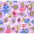 Serwetka decoupage seria DAISY fioletowe kwiaty 33x33cm